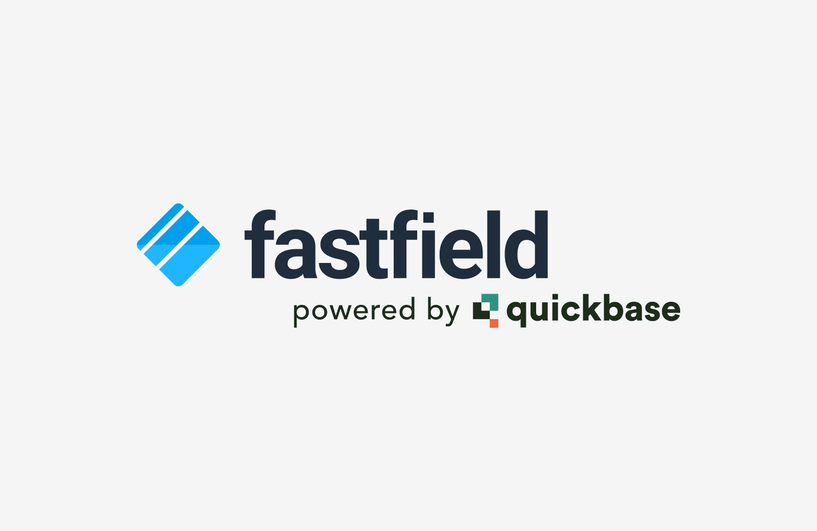 Fastfield logo with gray background